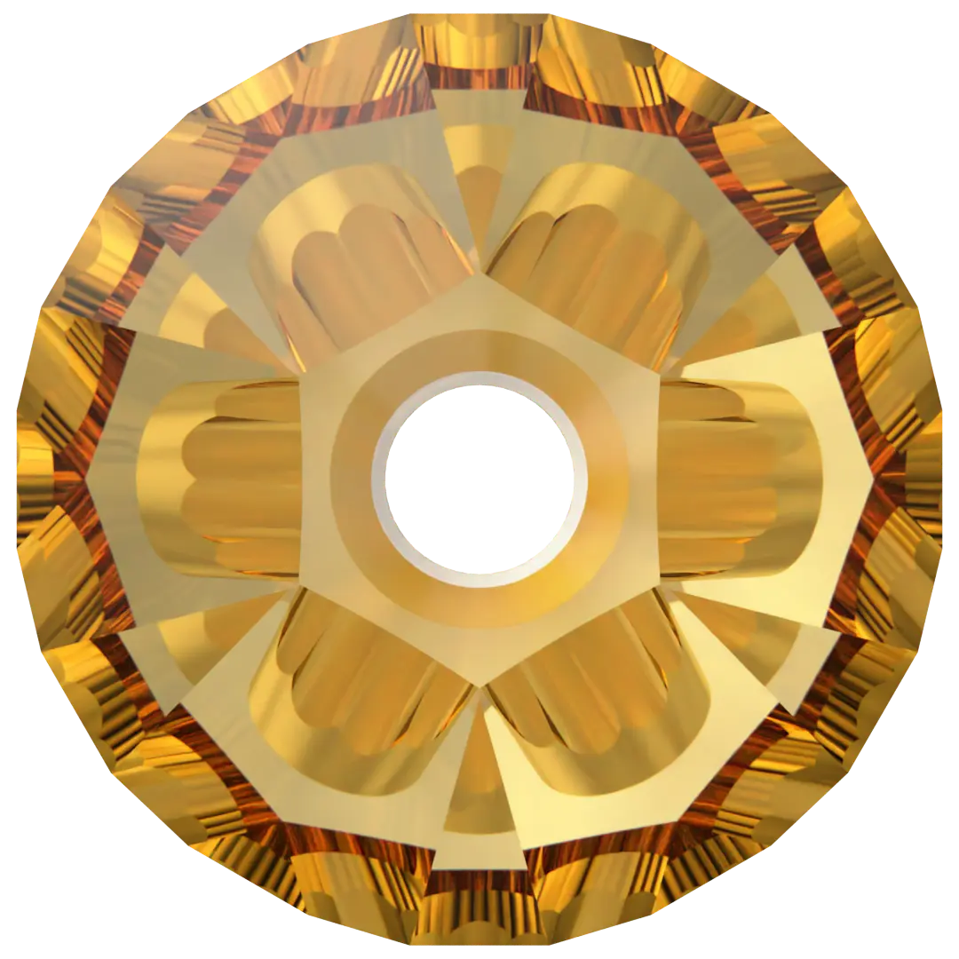 Swarovski Crystal Beads Bicone (5328) Golden Topaz - Bluestreak Crystals
