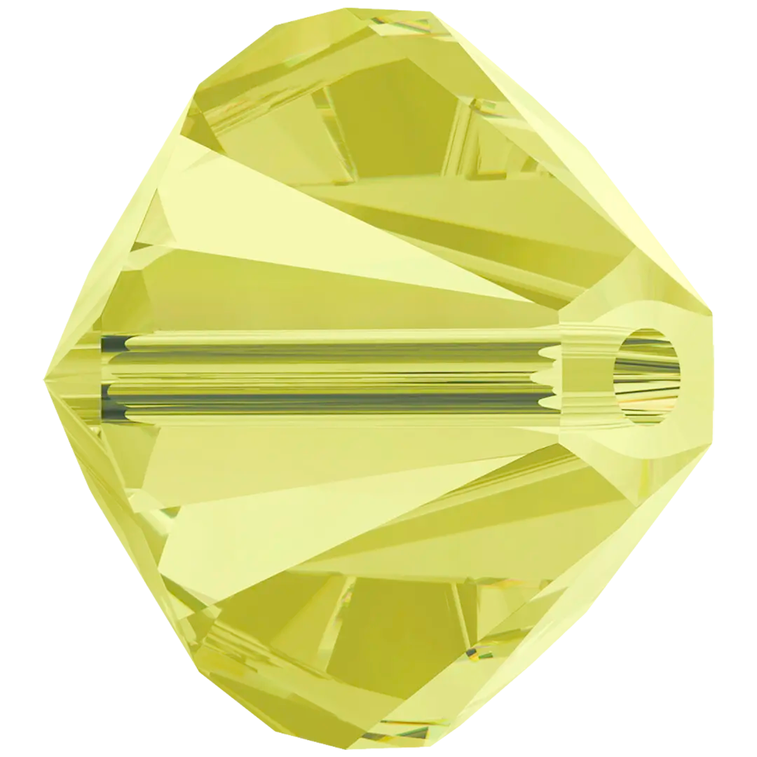 Swarovski Crystal Beads Bicone (5328) Jonquil - Bluestreak Crystals