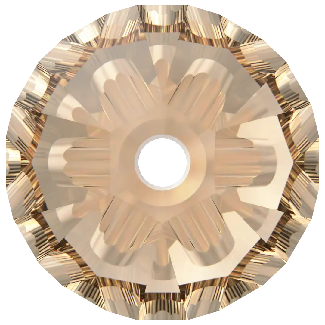 Swarovski Crystal Beads Bicone (5328) Light Colorado Topaz - Bluestreak Crystals