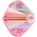 Swarovski Crystal Beads Bicone (5328) Light Rose AB 2X - Bluestreak Crystals