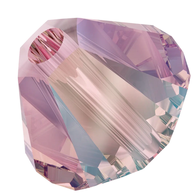 Swarovski Crystal Beads Bicone (5328) Light Rose Shimmer - Bluestreak Crystals