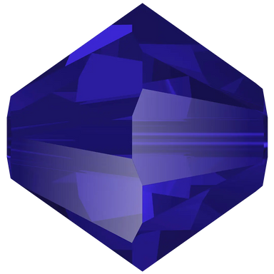 Swarovski Crystal Beads Bicone (5328) Majestic Blue - Bluestreak Crystals