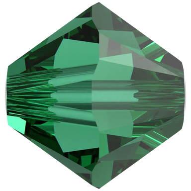 Serinity Crystal Beads Bicone (5328) Majestic Green - Bluestreak Crystals