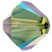 Swarovski Crystal Beads Bicone (5328) Peridot Shimmer 2X - Bluestreak Crystals