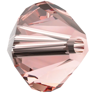 Swarovski Crystal Beads Bicone (5328) Rose Peach - Bluestreak Crystals