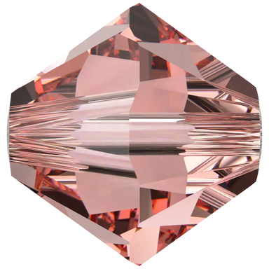 Swarovski Crystal Beads Bicone (5328) Rose Peach - Bluestreak Crystals