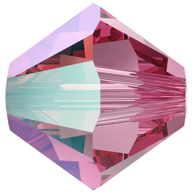 Swarovski Crystal Beads Bicone (5328) Rose Shimmer - Bluestreak Crystals