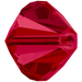 Serinity Crystal Beads Bicone (5328) Ruby - Bluestreak Crystals