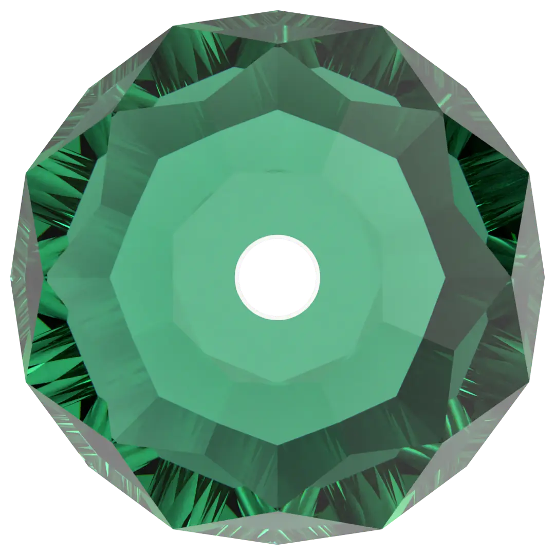 Swarovski Crystal Beads Briolette (5040) Majestic Green - Bluestreak Crystals