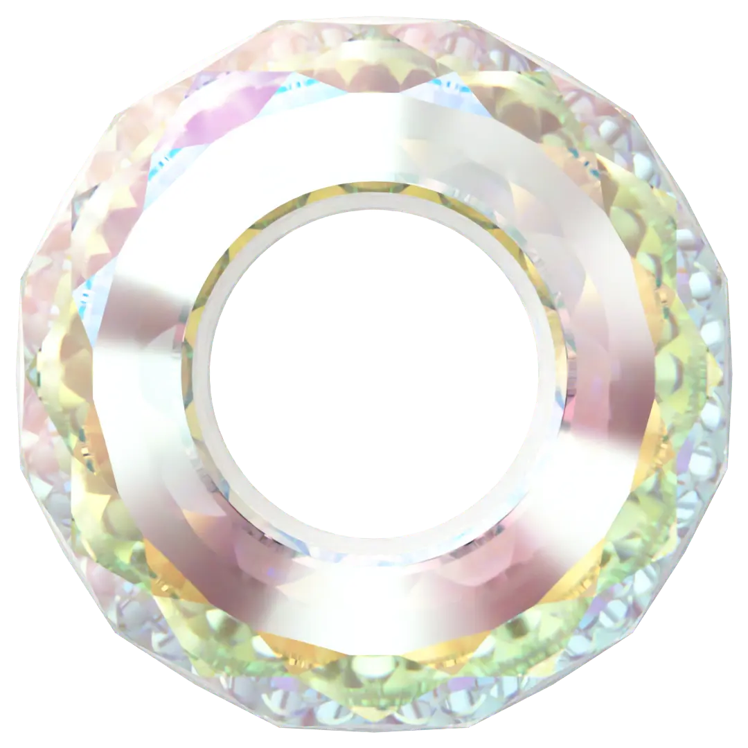 Swarovski Crystal Beads Briolette XXL Hole (5043) Crystal Shimmer 2X - Bluestreak Crystals
