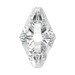 Swarovski Crystal Beads Butterfly (5754) Crystal - Bluestreak Crystals