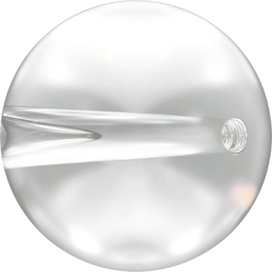 Swarovski Crystal Beads Globe (5028/4) Crystal - Bluestreak Crystals