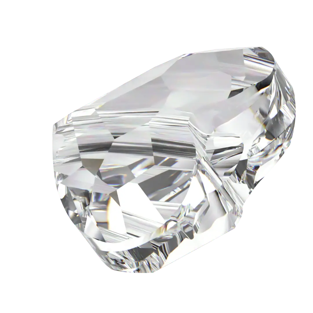 Swarovski Crystal Beads Love (5741) Crystal - Bluestreak Crystals