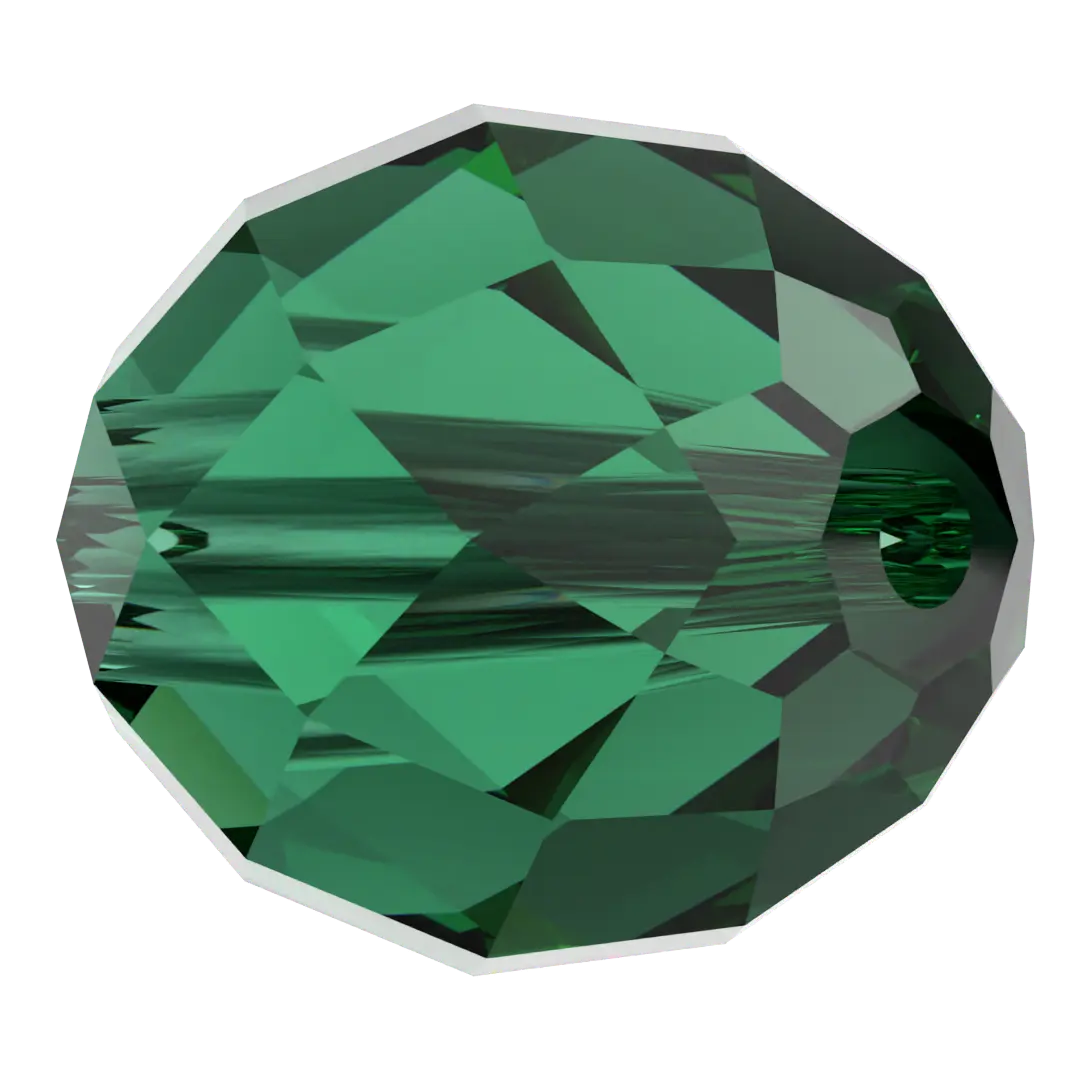 Serinity Crystal Beads Olive Briolette (5044) Majestic Green - Bluestreak Crystals