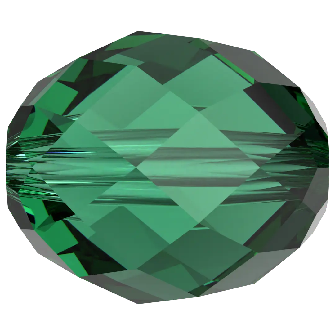 Serinity Crystal Beads Olive Briolette (5044) Majestic Green - Bluestreak Crystals