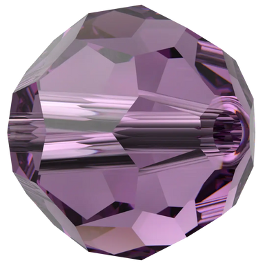 Swarovski Crystal Beads Round (5000) Amethyst - Bluestreak Crystals