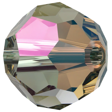 Swarovski Crystal Beads Round (5000) Black Diamond Shimmer - Bluestreak Crystals