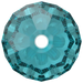 Swarovski Crystal Beads Round (5000) Blue Zircon - Bluestreak Crystals