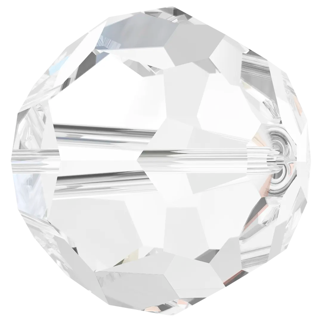 Swarovski Crystal Beads Round (5000) Crystal - Bluestreak Crystals