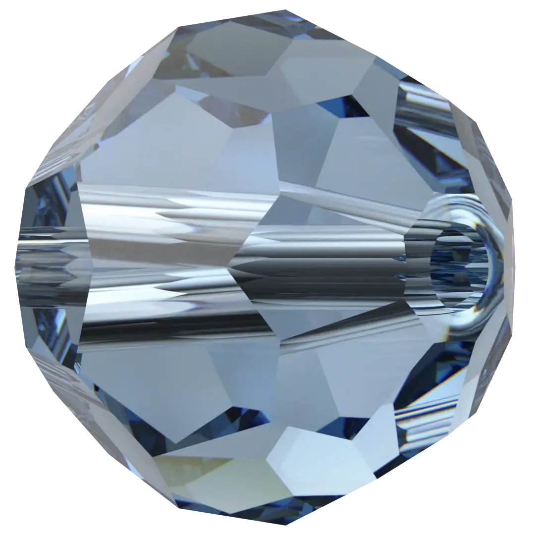 Swarovski Crystal Beads Round (5000) Denim Blue - Bluestreak Crystals