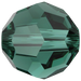 Swarovski Crystal Beads Round (5000) Emerald - Bluestreak Crystals