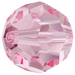 Swarovski Crystal Beads Round (5000) Light Rose - Bluestreak Crystals