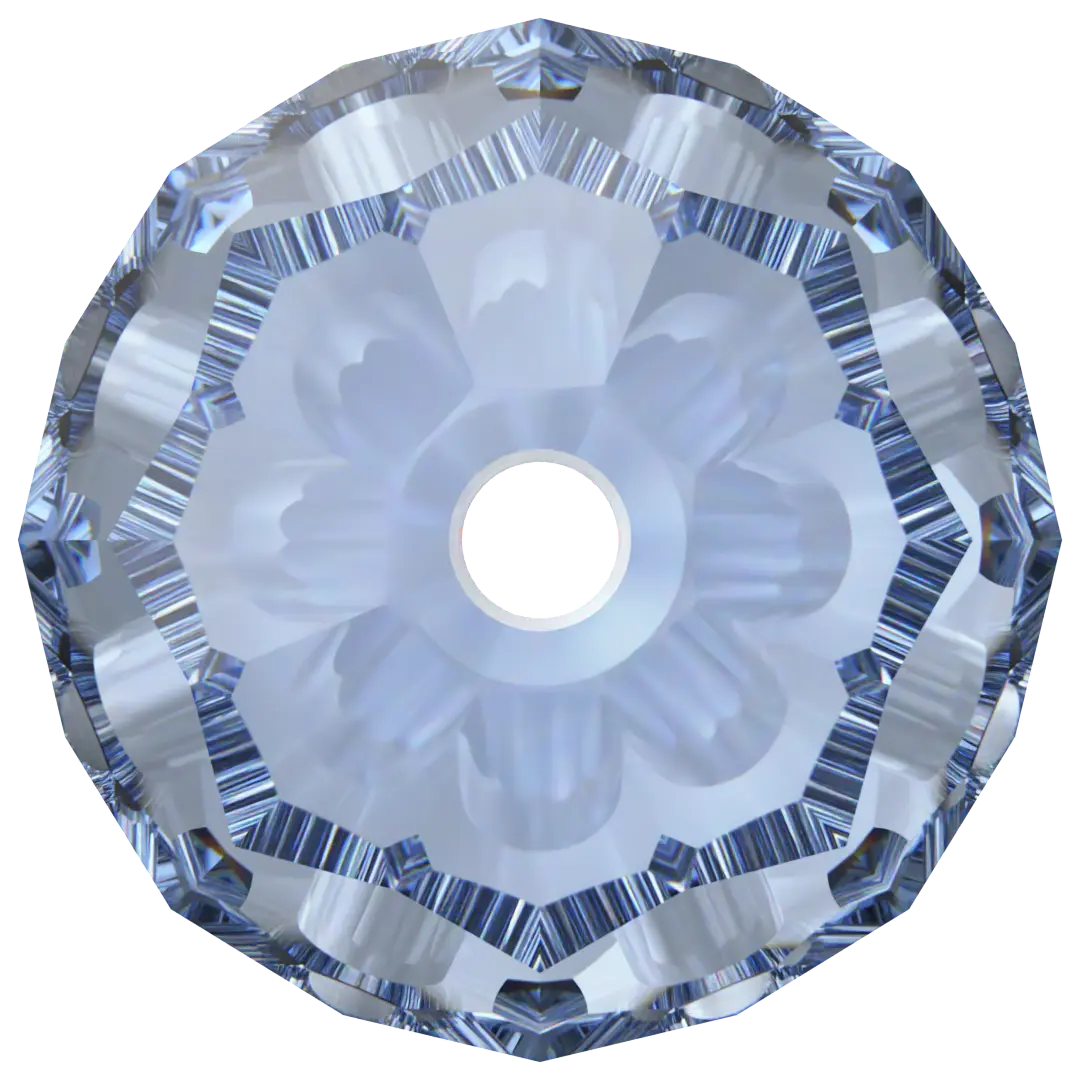Swarovski Crystal Beads Round (5000) Light Sapphire - Bluestreak Crystals