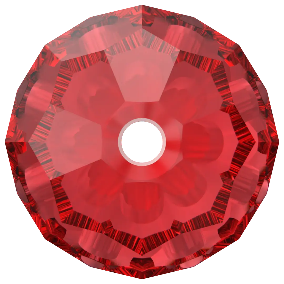 Swarovski Crystal Beads Round (5000) Light Siam - Bluestreak Crystals