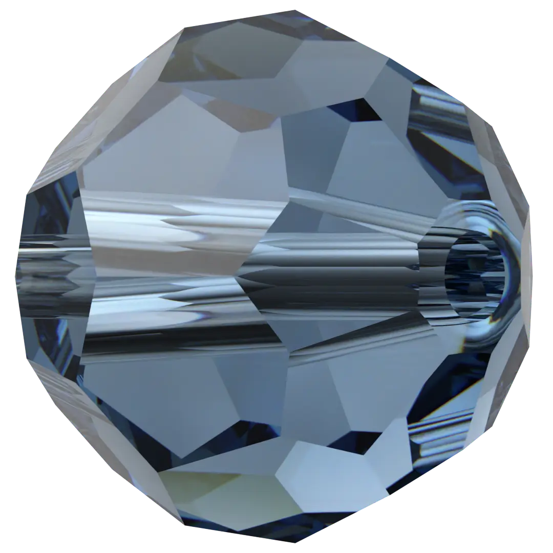 Swarovski Crystal Beads Round (5000) Montana - Bluestreak Crystals