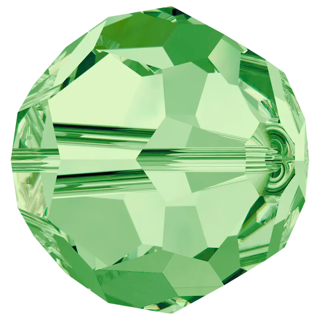 Swarovski Crystal Beads Round (5000) Peridot - Bluestreak Crystals