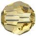 Swarovski Crystal Beads Round (5000) Recreated Dark Jonquil - Bluestreak Crystals