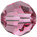 Swarovski Crystal Beads Round (5000) Rose - Bluestreak Crystals