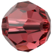 Swarovski Crystal Beads Round (5000) Scarlet - Bluestreak Crystals