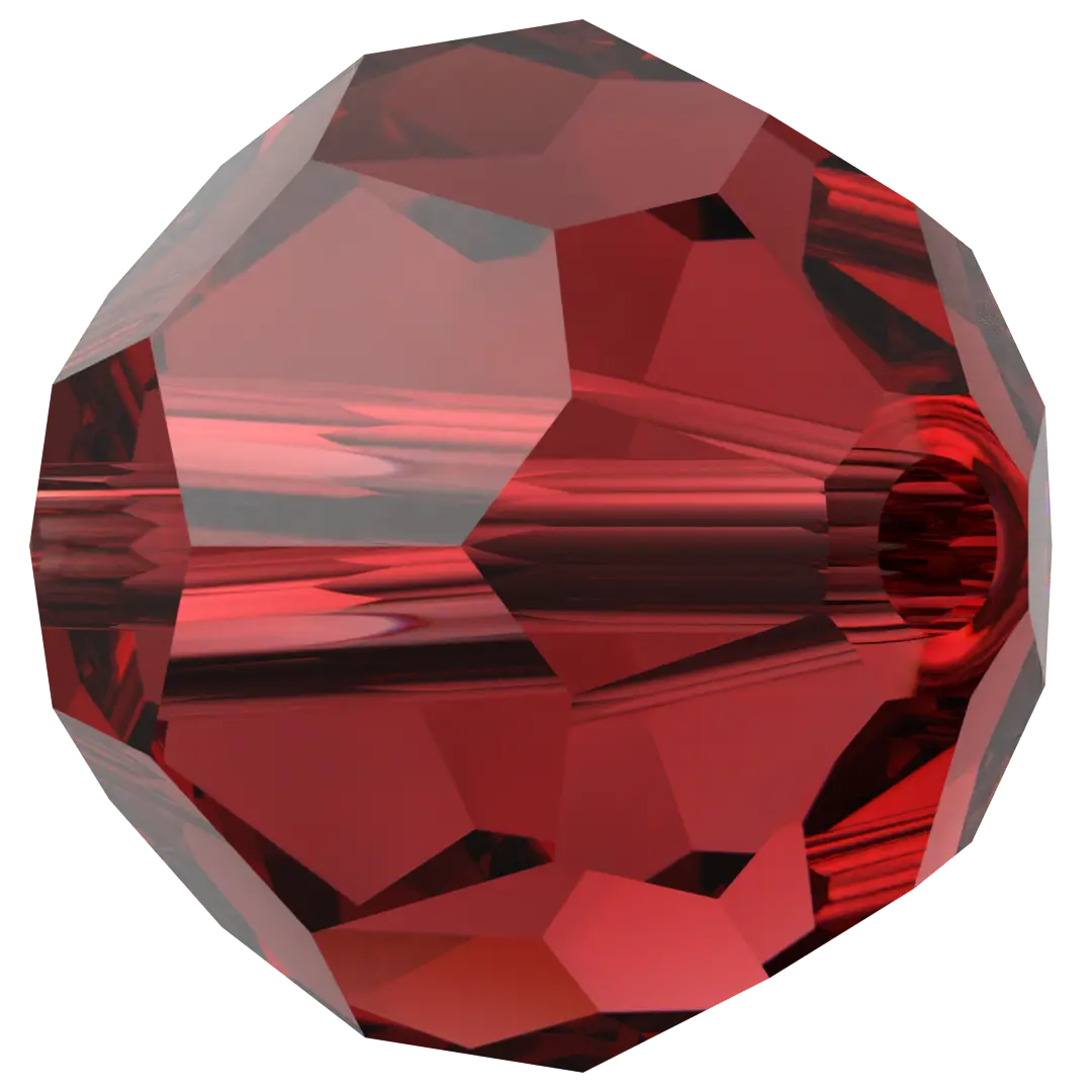 Swarovski Crystal Beads Round (5000) Siam - Bluestreak Crystals