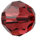 Swarovski Crystal Beads Round (5000) Siam - Bluestreak Crystals