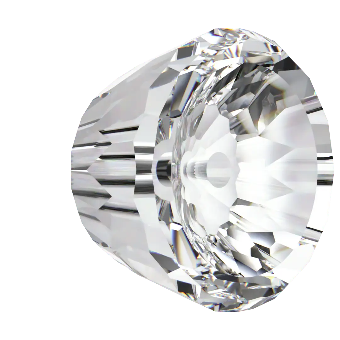 Swarovski Crystal Beads Small Dome (5542) Crystal - Bluestreak Crystals