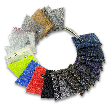 Swarovski Crystal Fabric Banding Colour Chart - Bluestreak Crystals