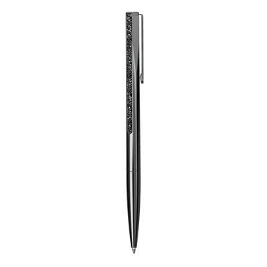 Swarovski Crystal Shimmer Ballpoint Pen Black Lacquered - Bluestreak Crystals
