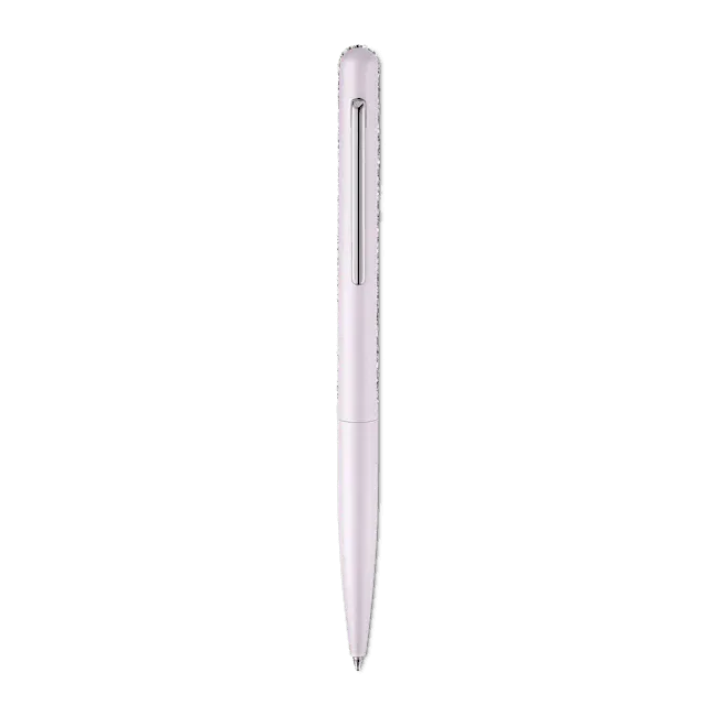 Swarovski Crystal Shimmer Ballpoint Pen Pink Lacquered Chrome Plated - Bluestreak Crystals