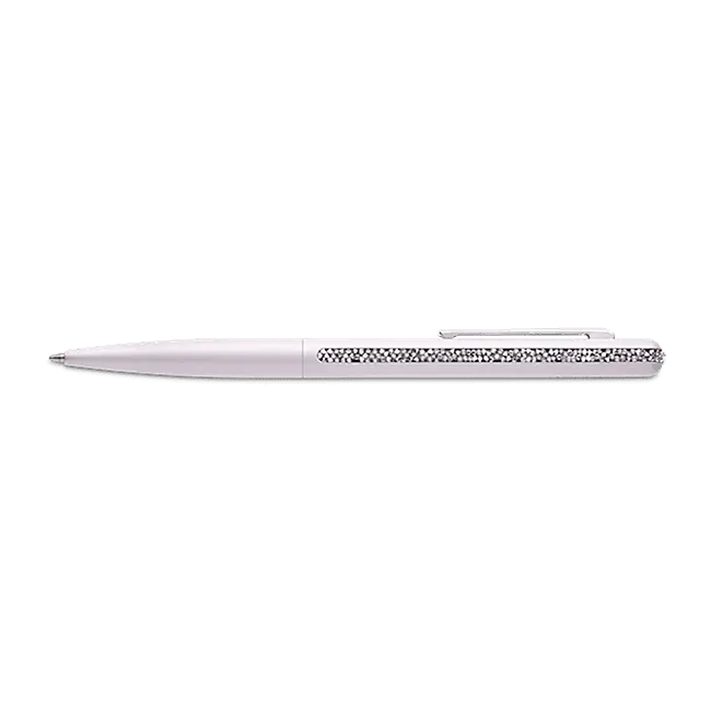 Swarovski Crystal Shimmer Ballpoint Pen Pink Lacquered Chrome Plated - Bluestreak Crystals