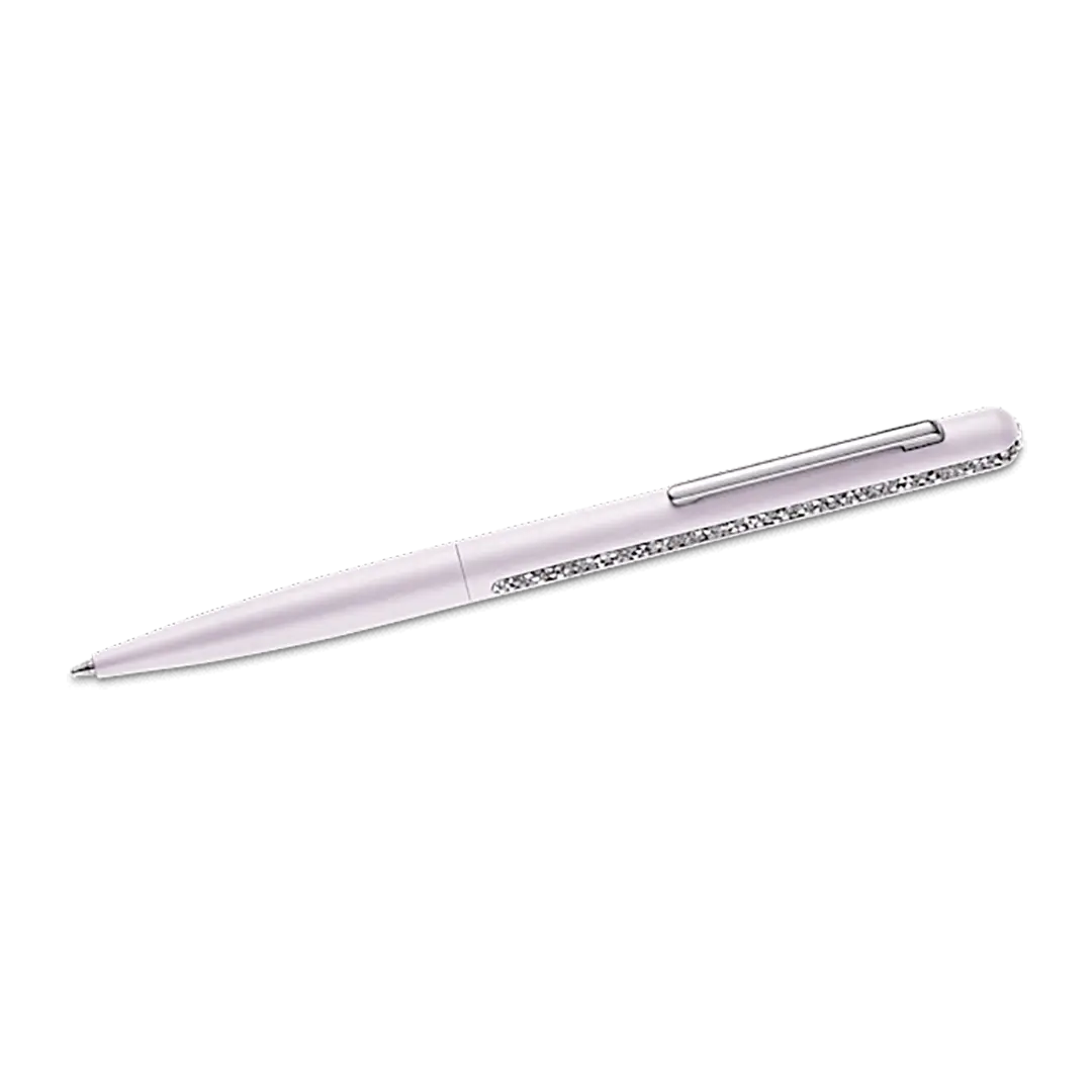 Swarovski Crystal Shimmer Ballpoint Pen Pink Lacquered Chrome Plated - Bluestreak Crystals
