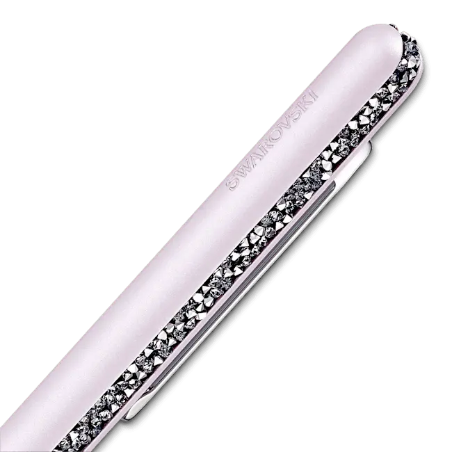 Swarovski Crystal Shimmer Ballpoint Pen Pink Lacquered Chrome Plated - Bluestreak Crystals