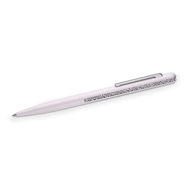 Swarovski Crystal Shimmer Ballpoint Pen Pink Lacquered Chrome Plated - Bluestreak Crystals