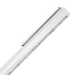 Swarovski Crystal Shimmer Ballpoint Pen White Lacquered Chrome plated - Bluestreak Crystals