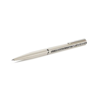 Swarovski Crystal Shimmer Glide Ballpoint Pen Beige Chrome Plated - Bluestreak Crystals