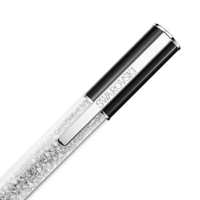 Swarovski Crystalline Lustre Ballpoint Pen Black Rhodium Plated - Bluestreak Crystals
