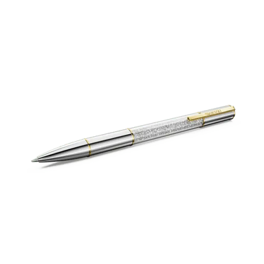 Swarovski Crystalline Lustre Ballpoint Pen Silver Tone Mixed Metal Finish - Bluestreak Crystals