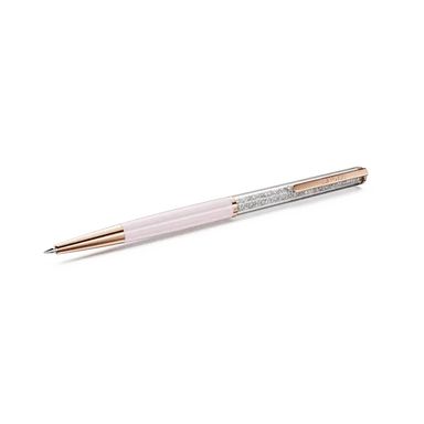 Swarovski Crystalline Silk Ballpoint Pen Pink Rose Gold-Tone Plated - Bluestreak Crystals