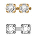 Swarovski Cup Chain (27004) SS24 Rhodium - Bluestreak Crystals