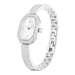 Swarovski Dextera Bangle Watch Swiss Made Metal Bracelet Silver Tone - Bluestreak Crystals